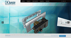Desktop Screenshot of elektromaterial.si